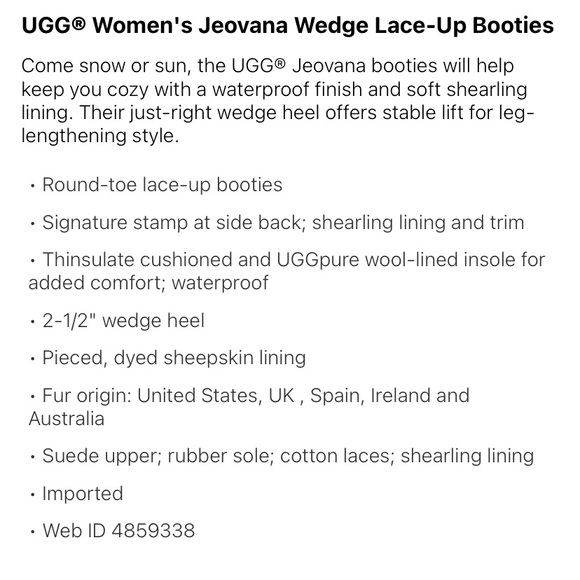 UGG Pure Waterproof Wedge Booties - Picture 5 of 8